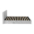 Waverley 4FT6 Storage Bed - Grey Crushed Velvet